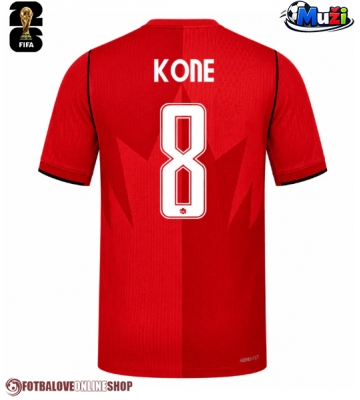 Kanada Ismael Kone #8 Domácí Dres MS 2026 Krátkým Rukávem